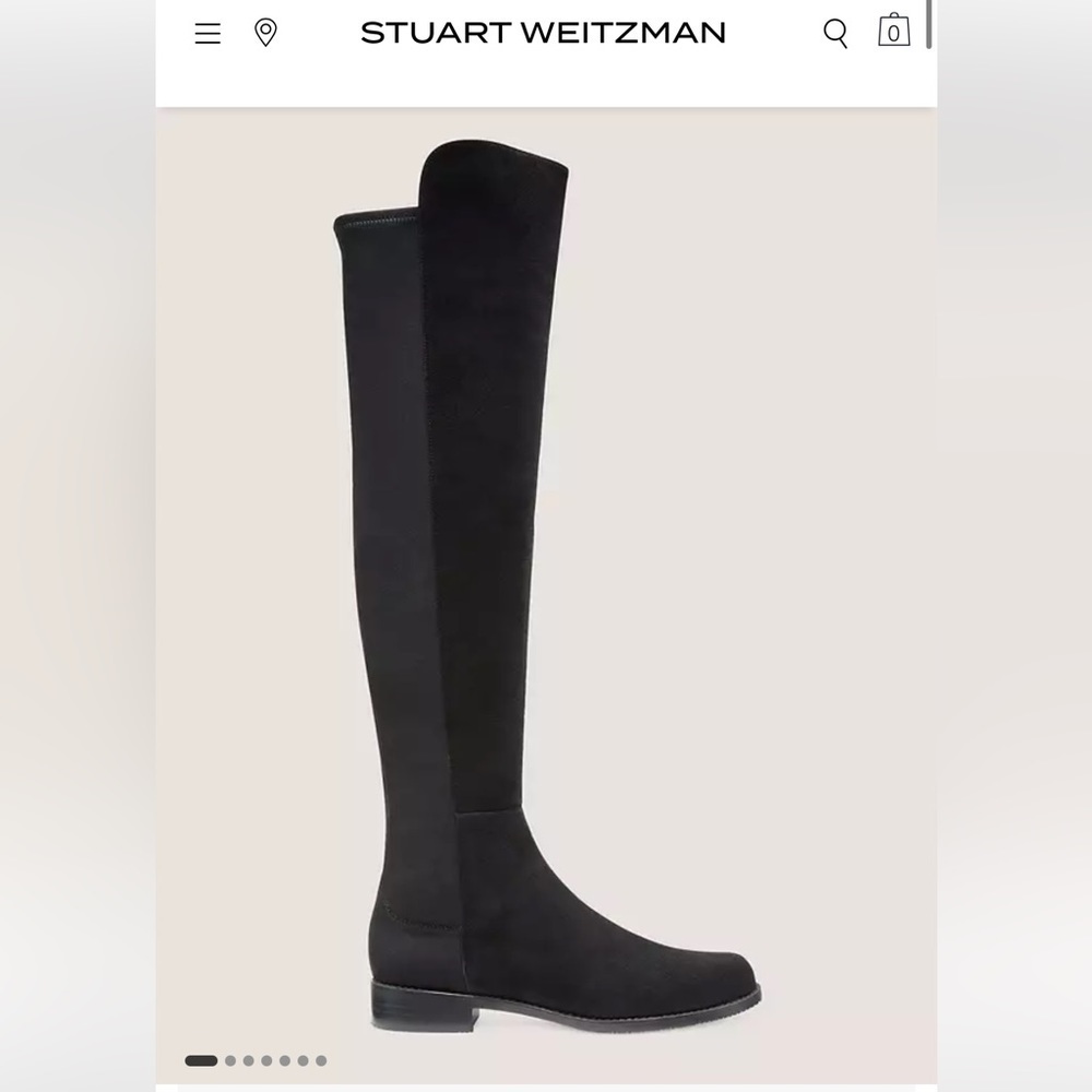 Stuart Weitzman 5050 over the knee suede boots - Picture 4 of 4